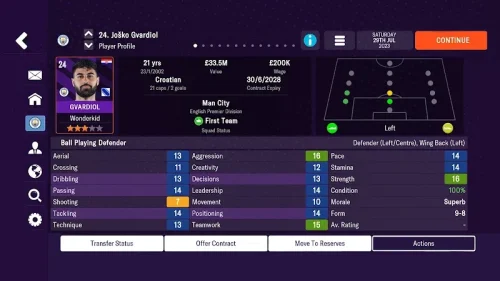 Football Manager Mobile 2024 ภาพหน้าจอ 1