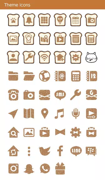 Cute Wallpaper Bread Cat Theme 螢幕截圖 3