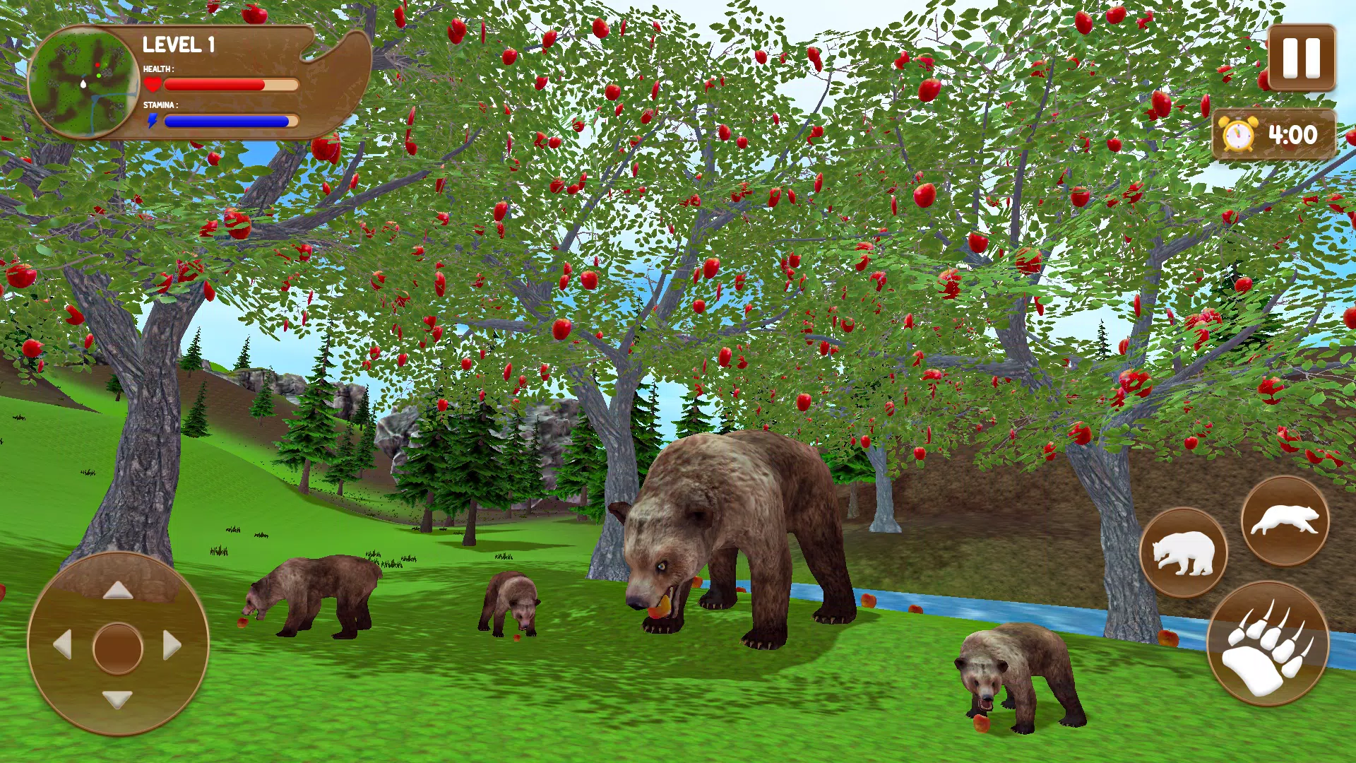 Bear Games: Bear Simulator 3D Ekran Görüntüsü 3