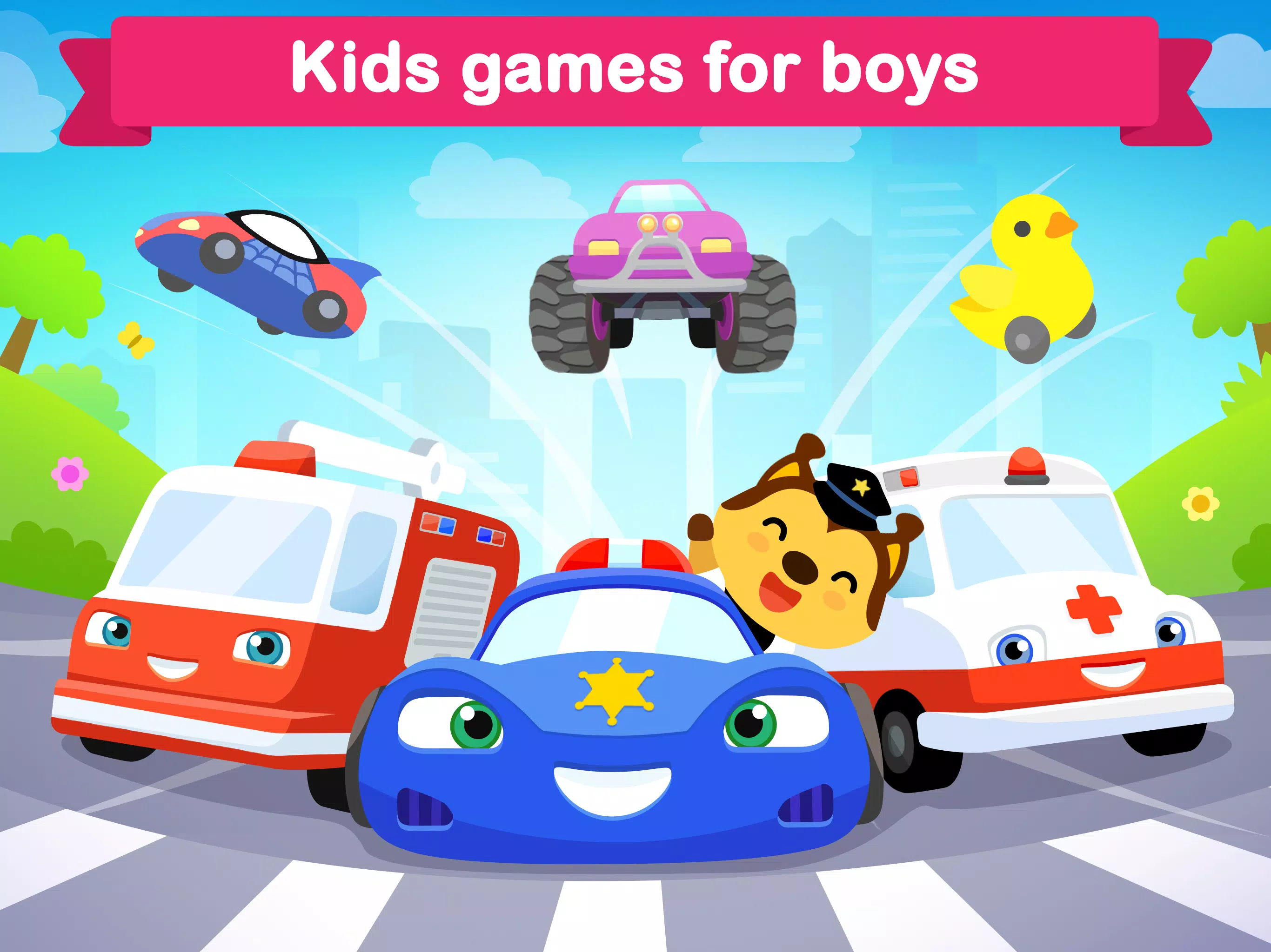 Car games for kids & toddler Screenshot 3