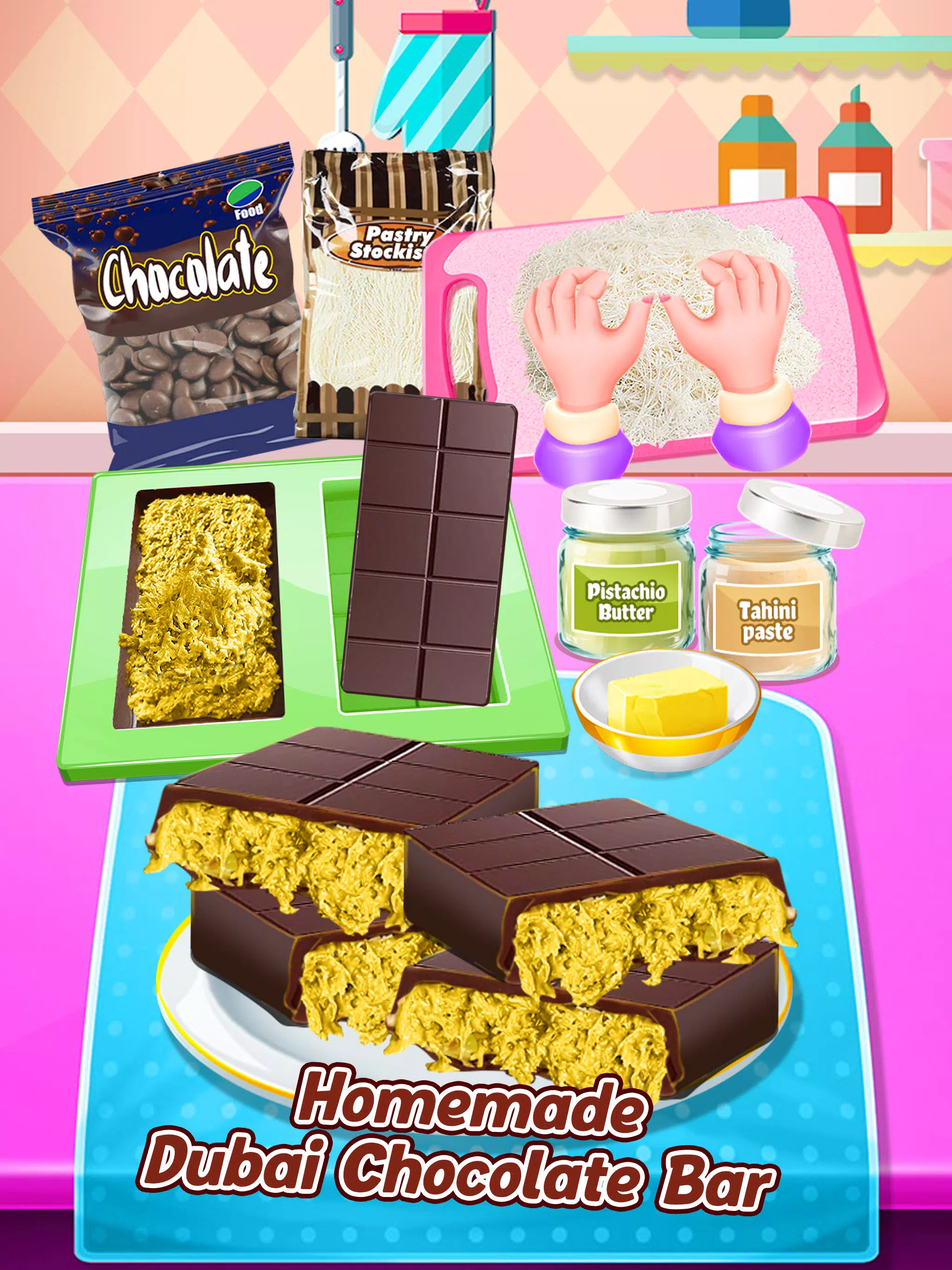 Sweet Chocolate Bar Desserts 螢幕截圖 1