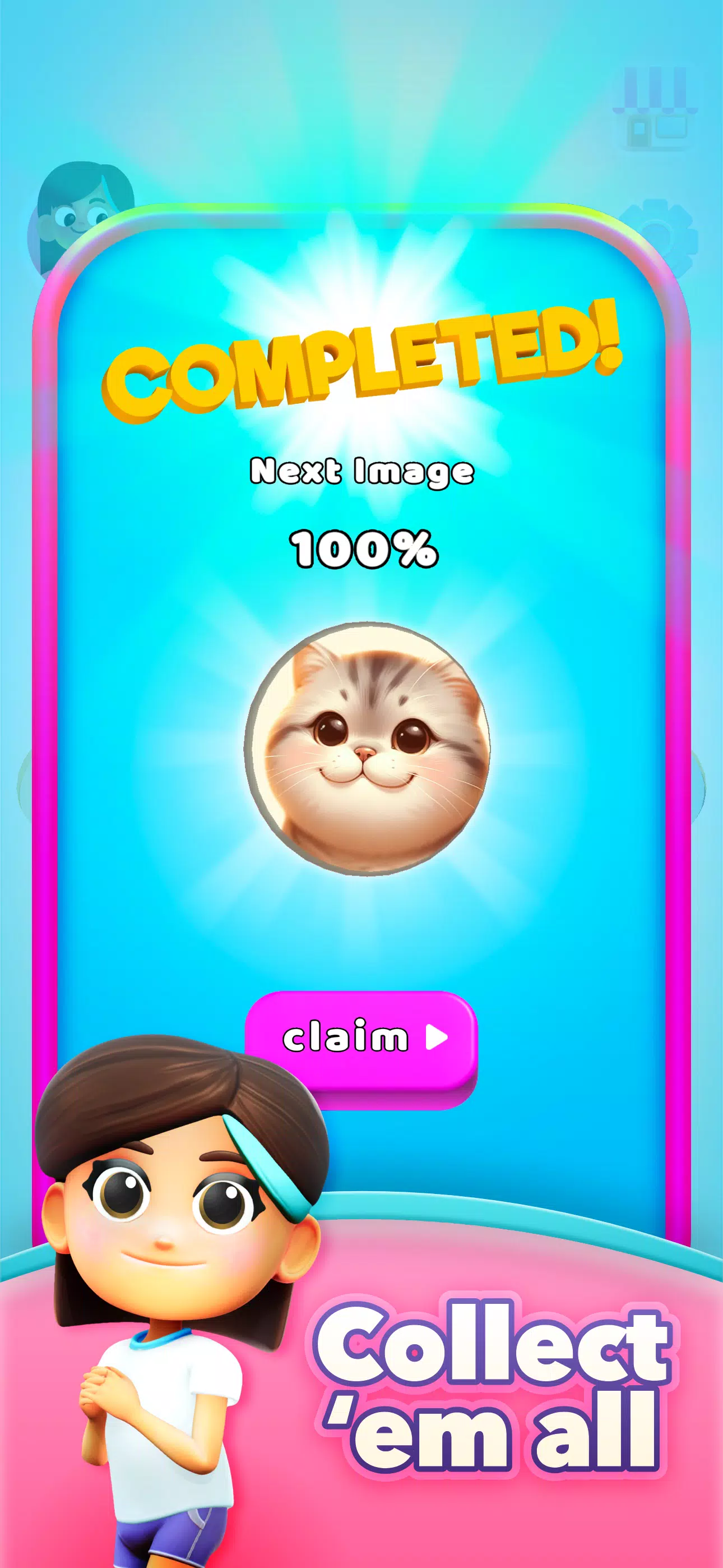 Mia’s Slices: Art Puzzle Game স্ক্রিনশট 2