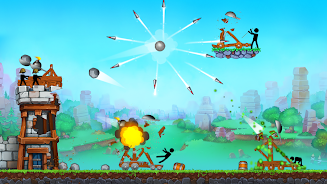 The Catapult - Stick man Throw Screenshot 1