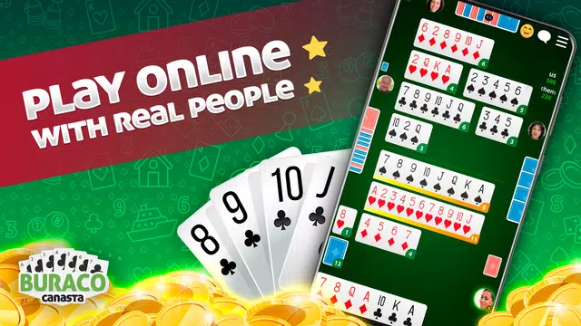 Canasta Online - Card Game Ekran Görüntüsü 0