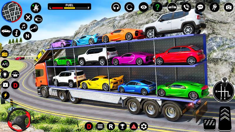 Car Transport Truck Games Ekran Görüntüsü 1