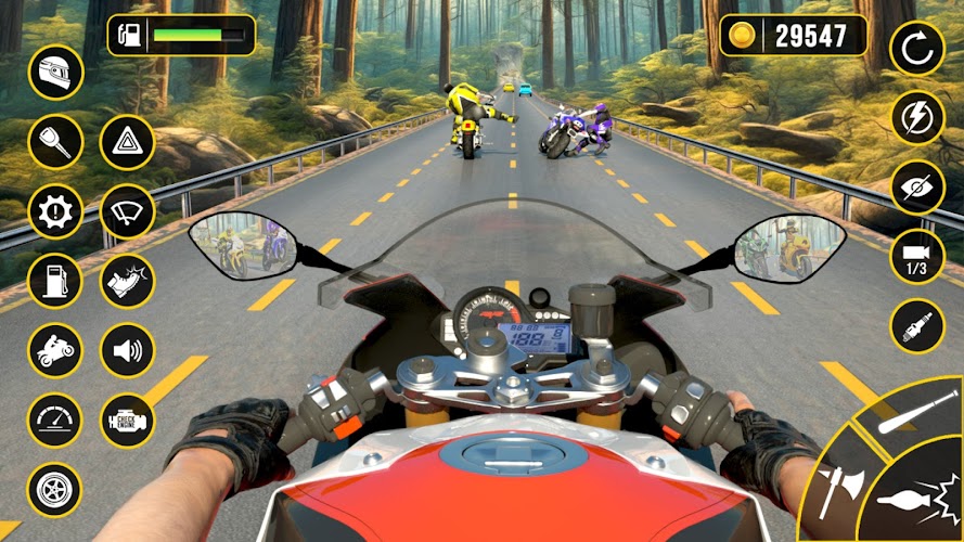 Moto Attack - Bike Racing Game 螢幕截圖 2