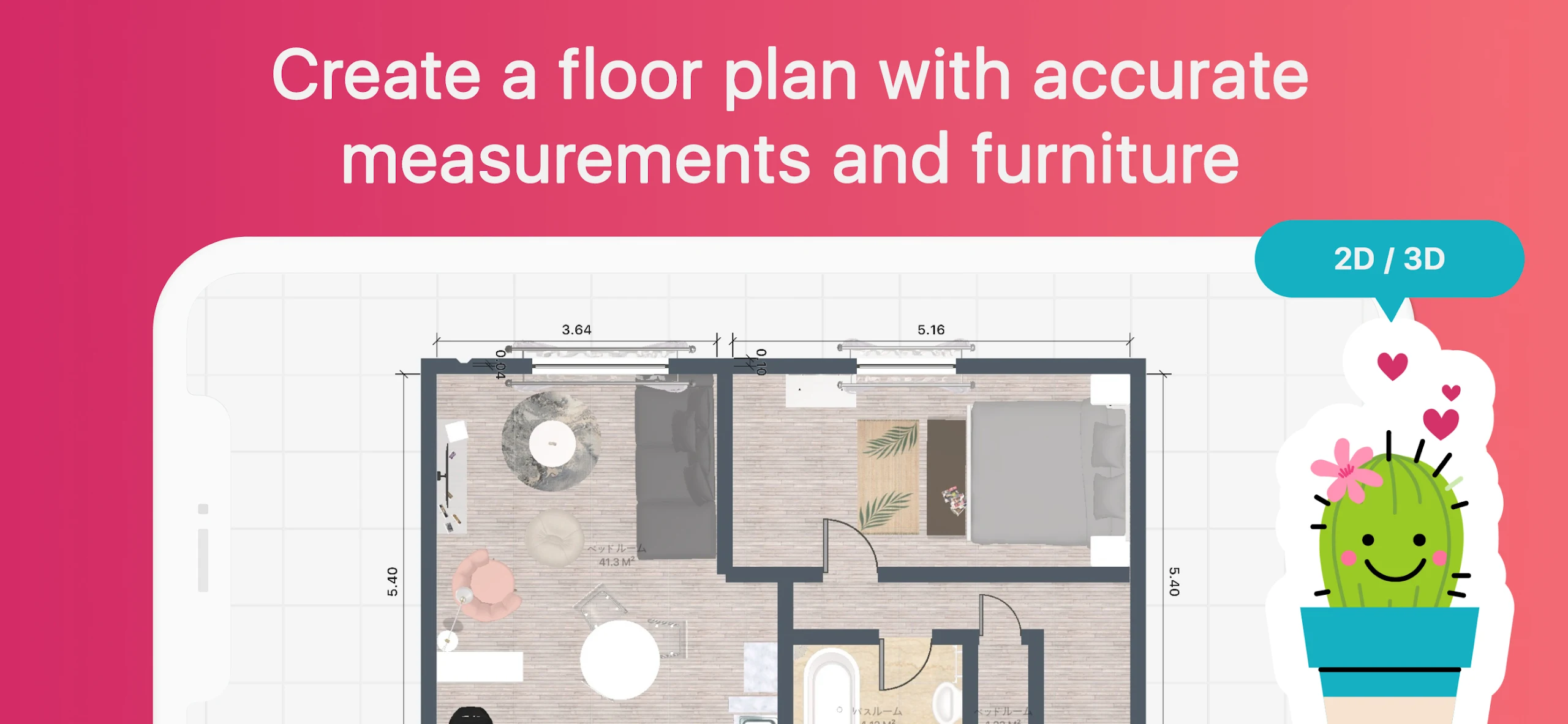 Schermata Room Planner Home Interior & Floorplan Design 3D 2