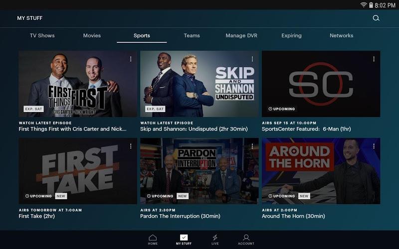 Hulu for Android TV Screenshot 1