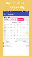 Work Log: Timesheet & Invoice Ekran Görüntüsü 0