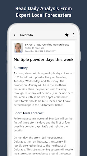 OpenSnow: Forecast Anywhere Screenshot 2