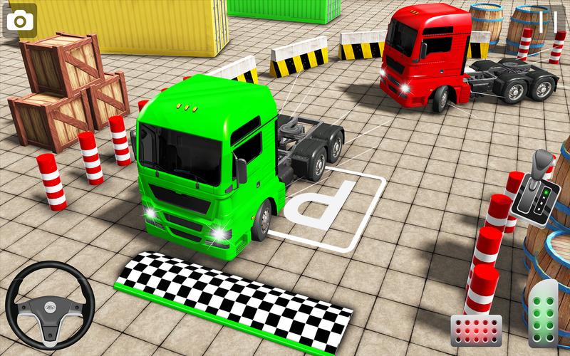 Real Euro Truck Parking Games Zrzut ekranu 1