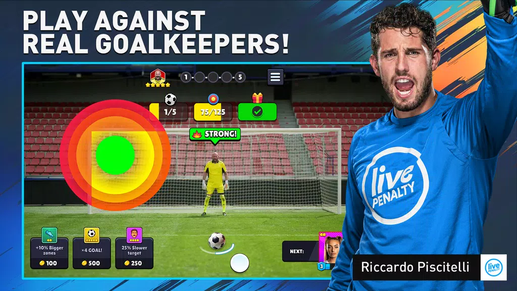 Soccer Penalty: Live Goalie Captura de tela 0