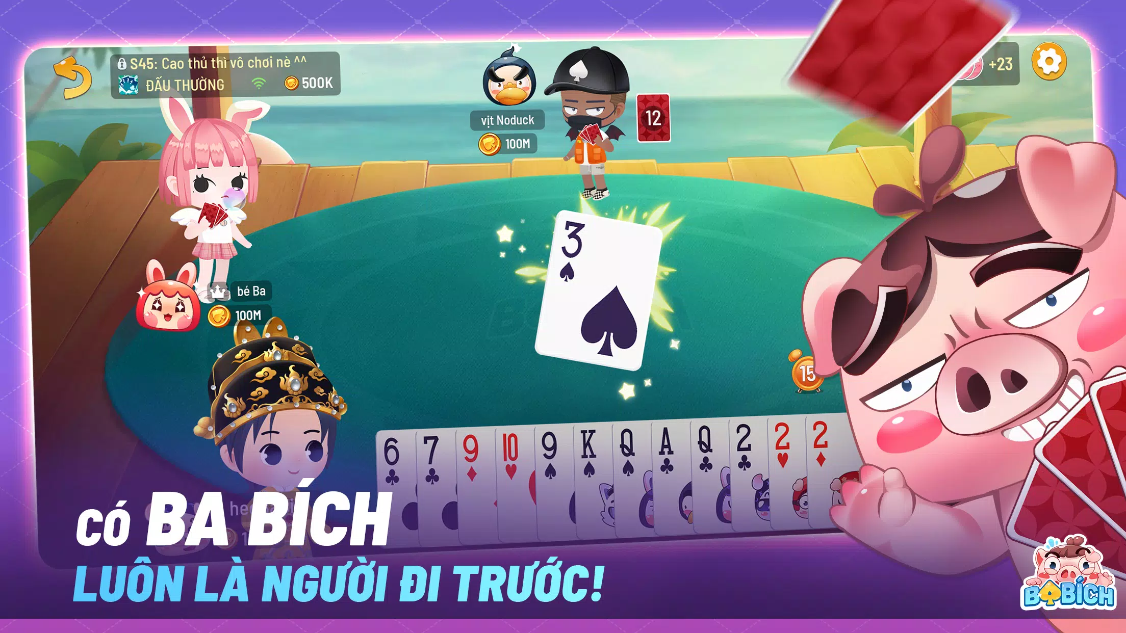 Ba Bich - Tien Len Mien Nam Ekran Görüntüsü 1