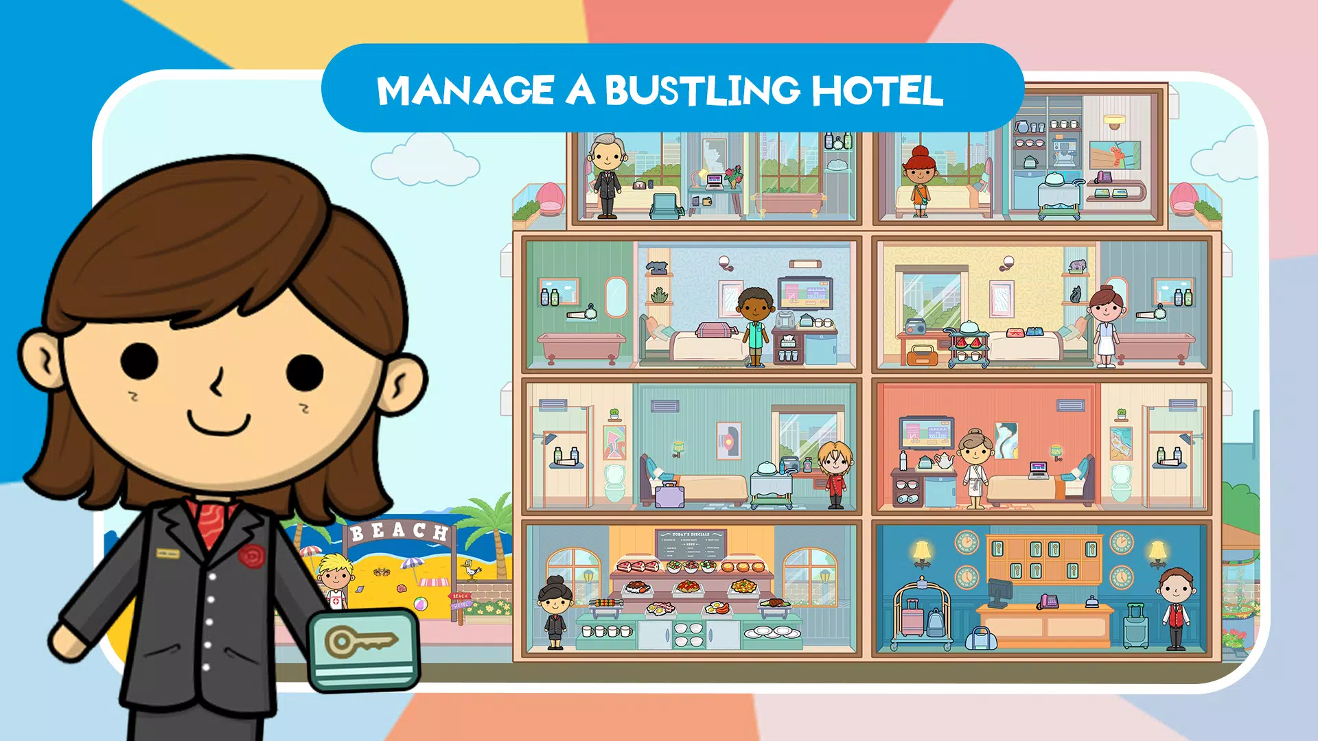 Lila’s World: Hotel Vacation Screenshot 0