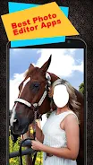 Horse With Girl Photo Suit Screenshot 3