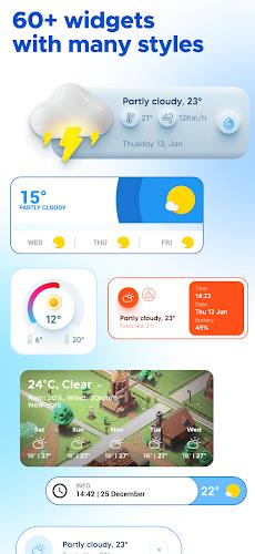 Overdrop - Weather & Widgets Tangkapan skrin 1