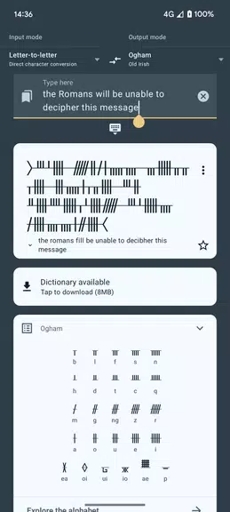 Write in Runic (Runes writer) 螢幕截圖 3