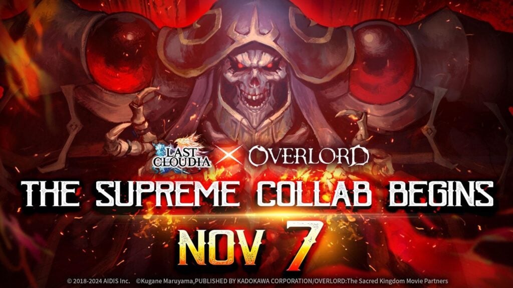 Overlord Collaboration Drops in Last Cloudia Next Week