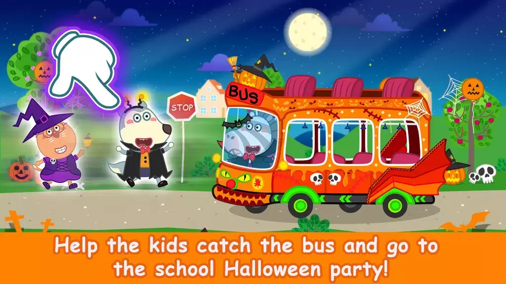 Wolfoo School Halloween Night Ảnh chụp màn hình 2