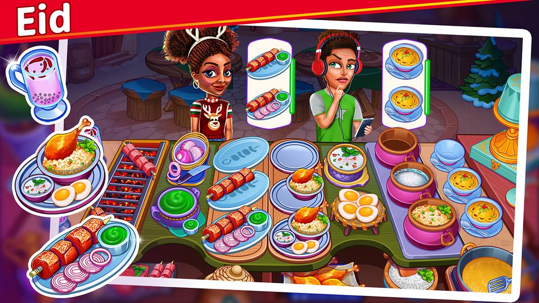 Schermata Christmas Food Shop - Cooking Restaurant Chef Game 3