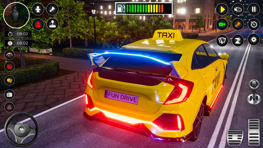 Crazy Car Driving: Taxi Games Screenshot 1