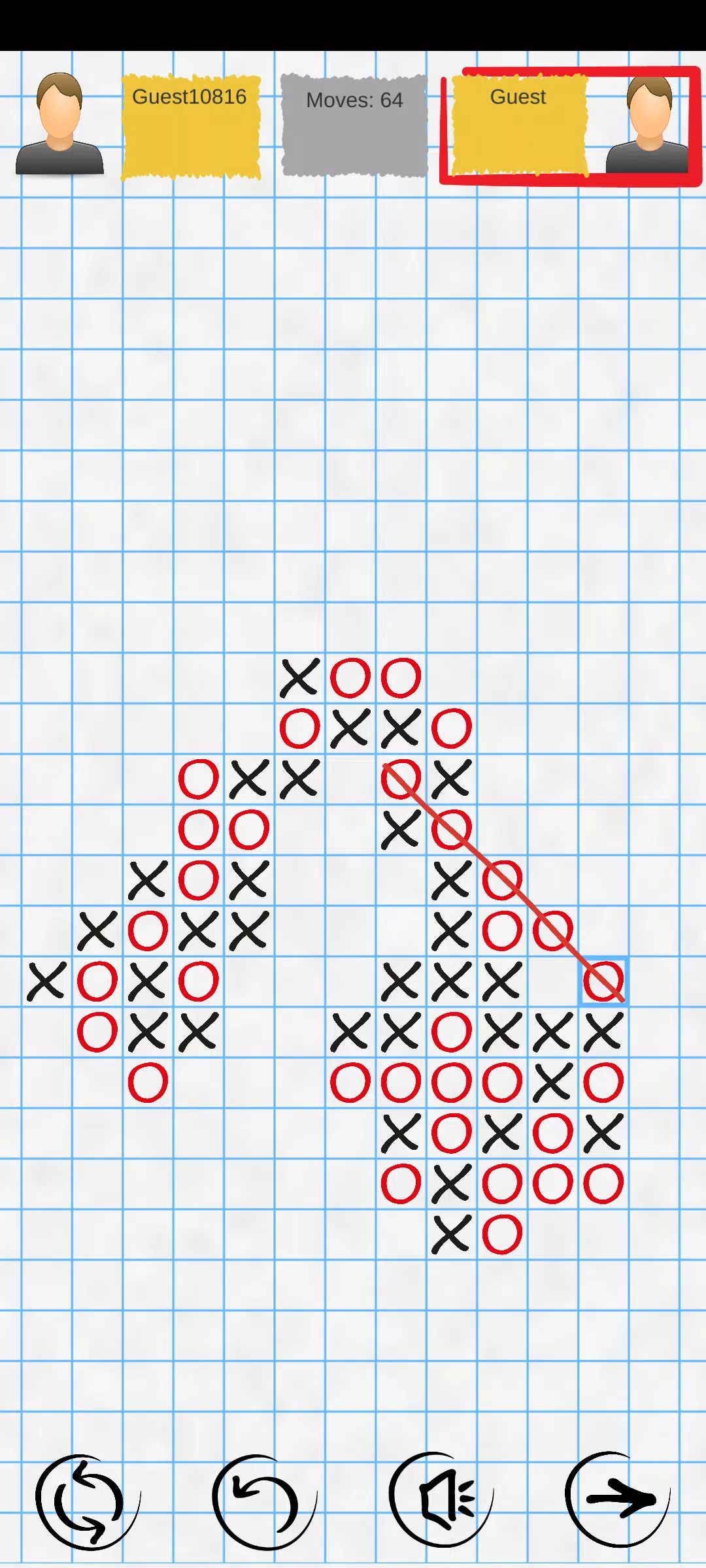 Mega Tic Tac Toe Onine Скриншот 1