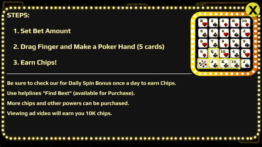 Crazy Poker ™ - New Grid Poker Tangkapan skrin 0