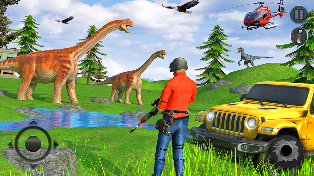 Wild Dino Hunter 3D Gun Games 螢幕截圖 2