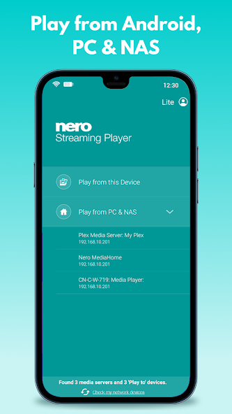 Nero Streaming Player|手機投屏遙控器 螢幕截圖 1