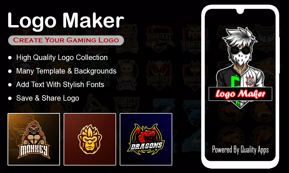 FF Logo Maker - Gaming Esport ဖန်သားပြင်ဓာတ်ပုံ 0