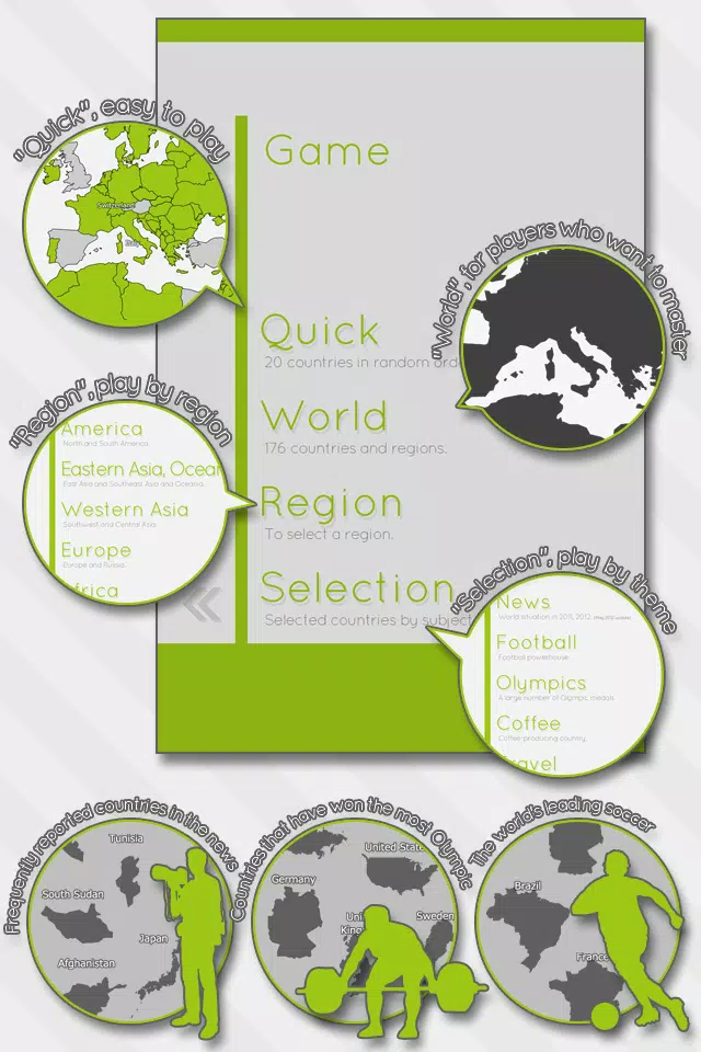 E. Learning World Map Puzzle Screenshot 1