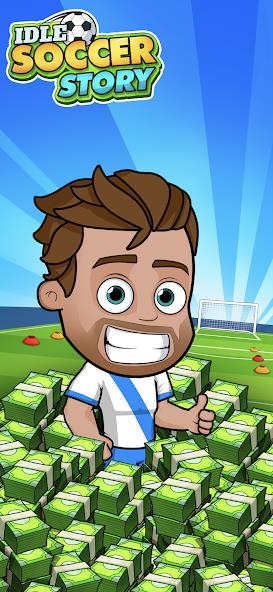 Idle Soccer Story - Tycoon RPG Mod Ekran Görüntüsü 0