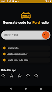 Ford radio code generator 螢幕截圖 3