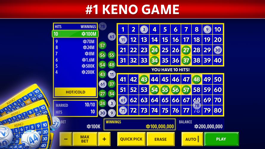 Vegas Keno by Pokerist ဖန်သားပြင်ဓာတ်ပုံ 0