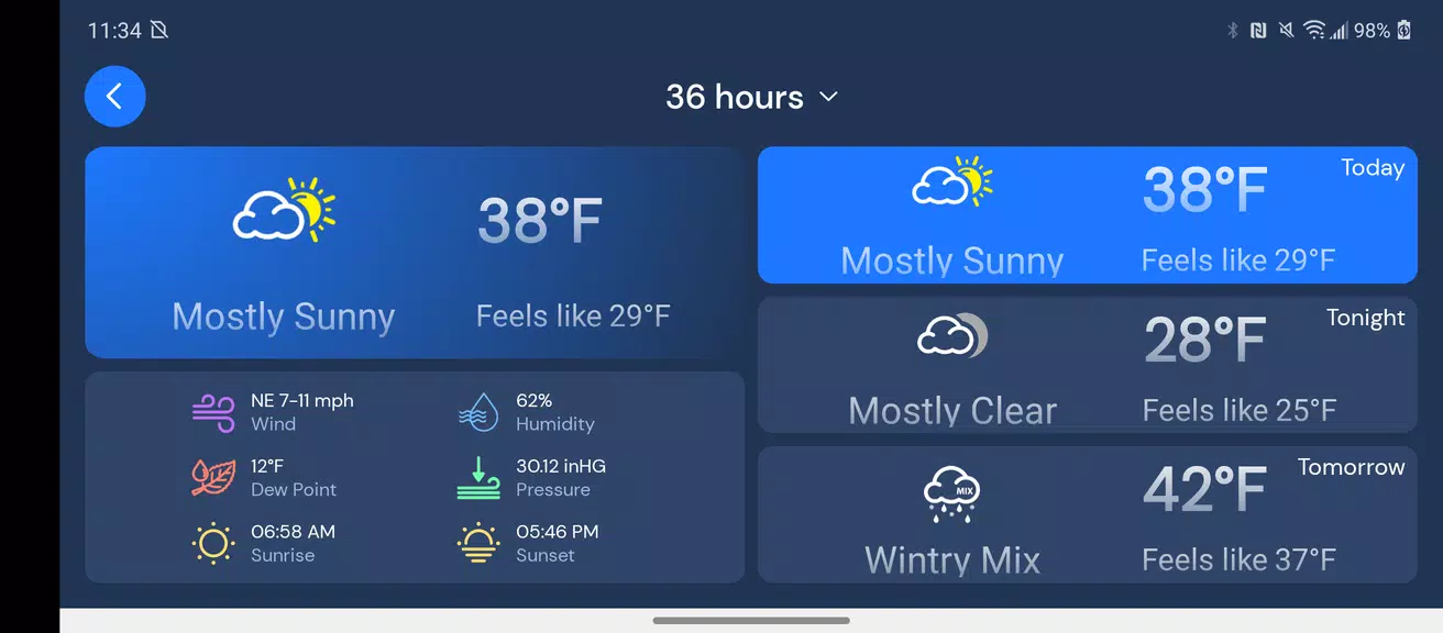 WeatherNation 螢幕截圖 2