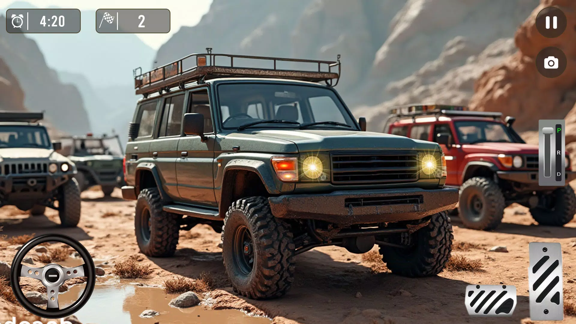 Toyota Land Cruiser Prado Game 螢幕截圖 1