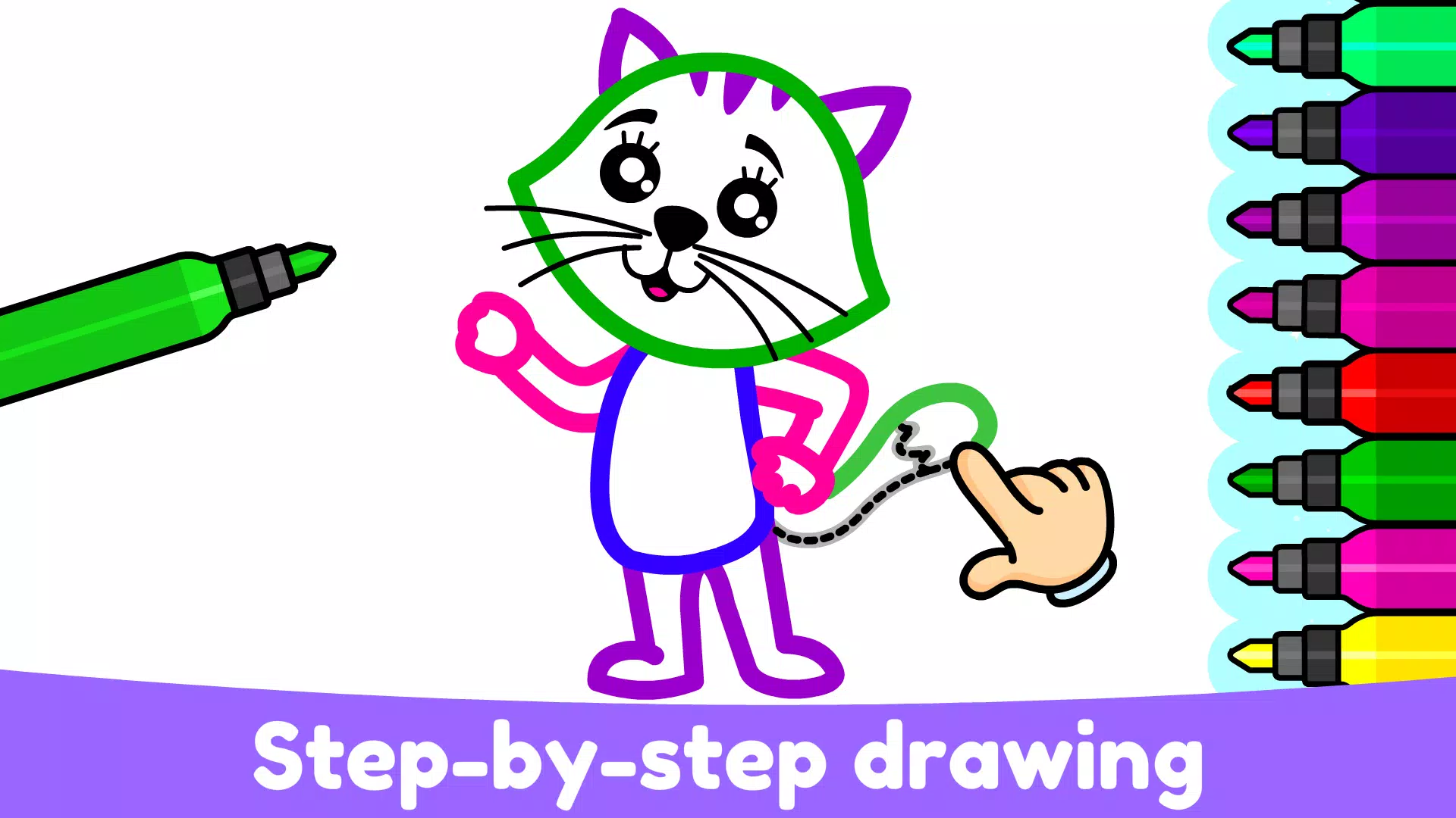 Kids Drawing & Coloring Games 螢幕截圖 3