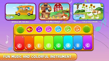 Piano Game: Kids Music Game ဖန်သားပြင်ဓာတ်ပုံ 0