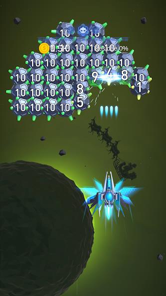 Dust Settle 3D - Galaxy Attack Mod Zrzut ekranu 1