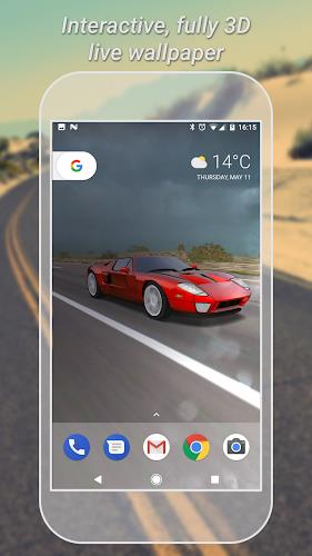 3D Car Live Wallpaper Lite Zrzut ekranu 0