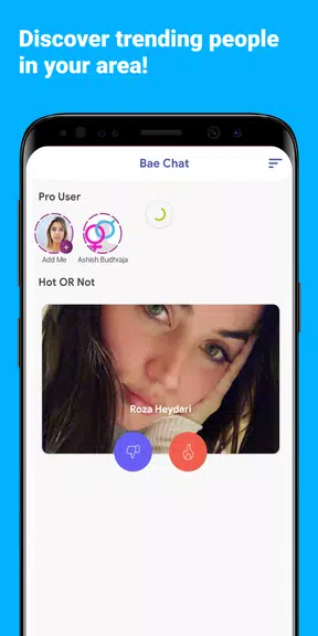 Bae Chat -Find your bae nearby 螢幕截圖 1