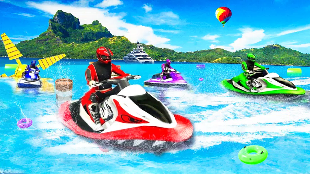 Jet Ski Racing Simulator Games 螢幕截圖 2