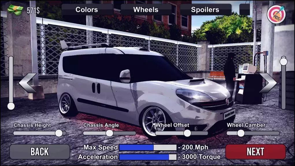 Doblo Drift Simulator Captura de tela 1