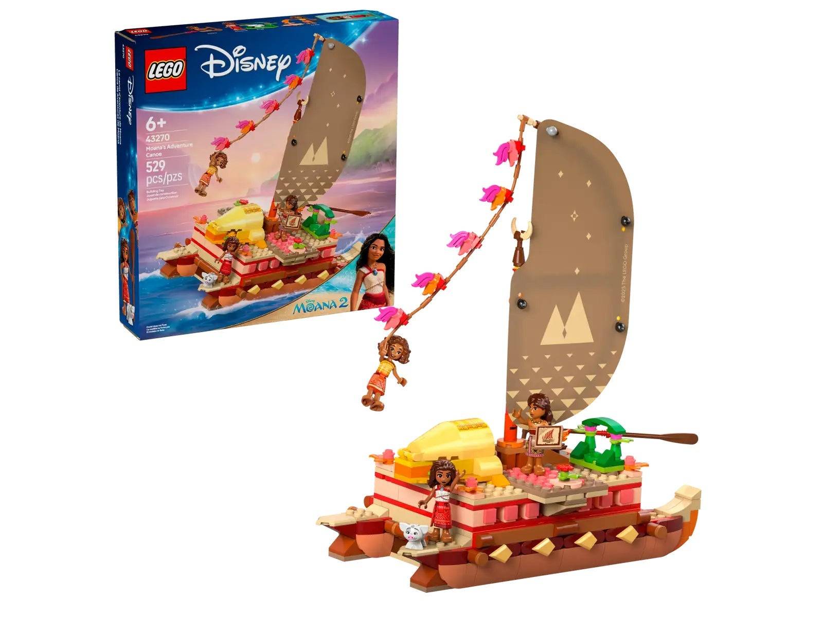 Lego Moana ရဲ့စွန့်စားမှုနူးလှေ