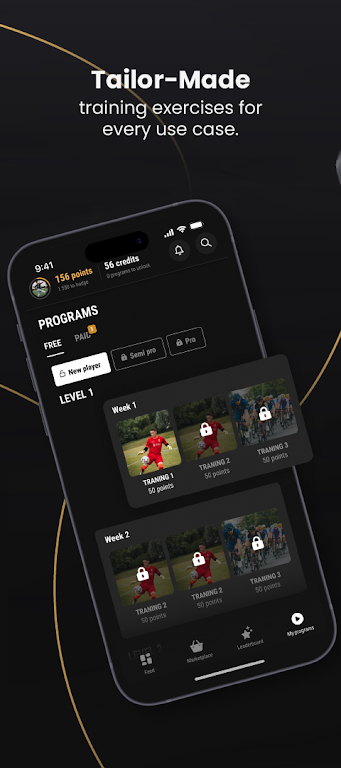 Ballers App: Football Training ภาพหน้าจอ 1