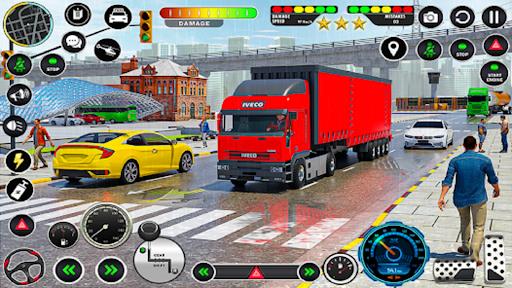 Crazy Truck Transport Car Game Schermafbeelding 1