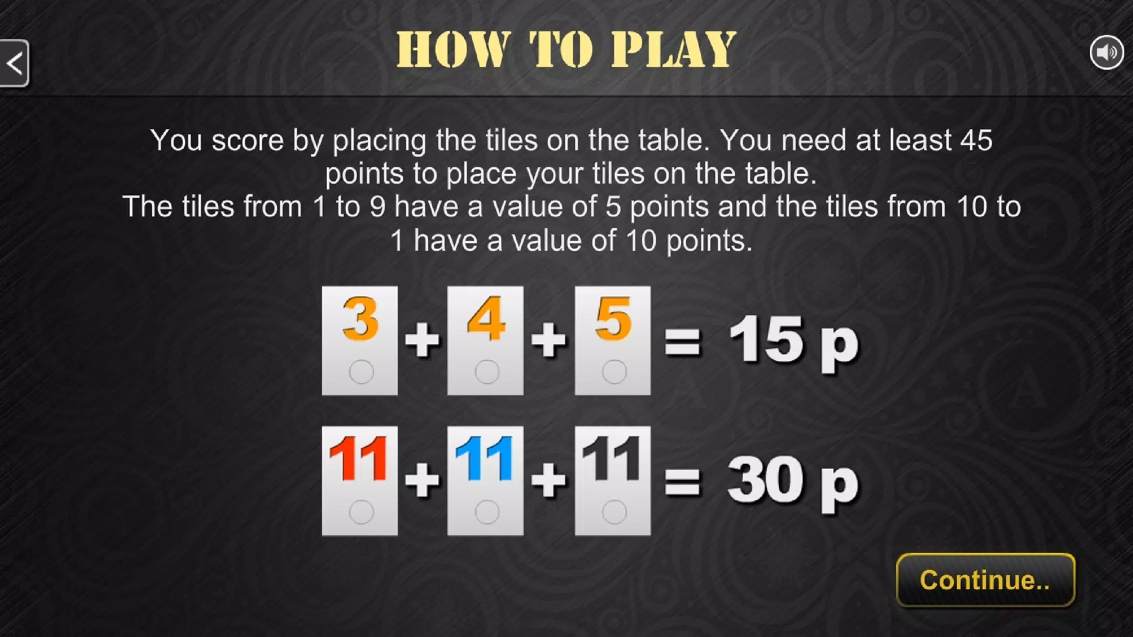 Rummy 45 스크린샷 2