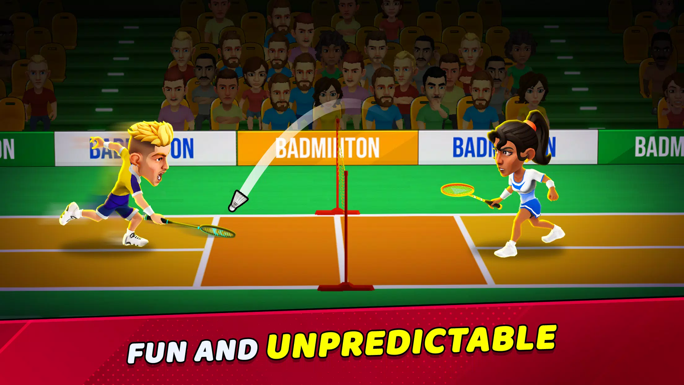 Badminton Clash 3D स्क्रीनशॉट 1