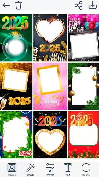 Christmas Photo Frames & Cards 螢幕截圖 1