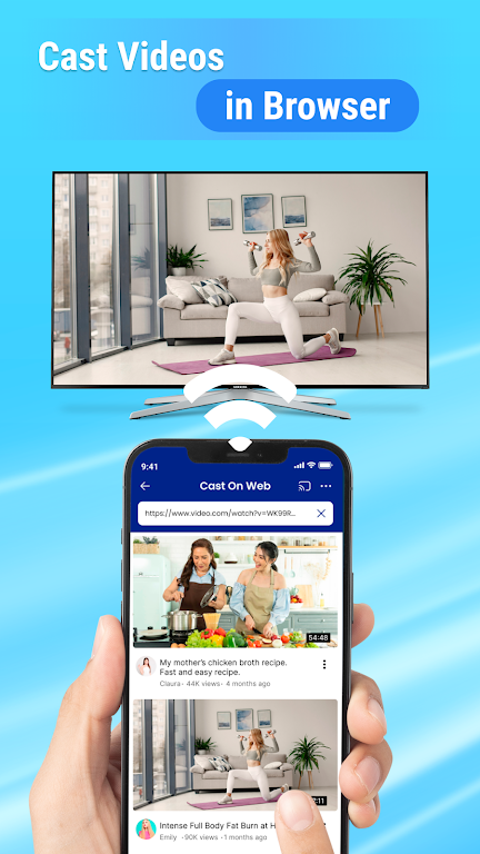 Screen Mirroring: Cast to TV 螢幕截圖 1